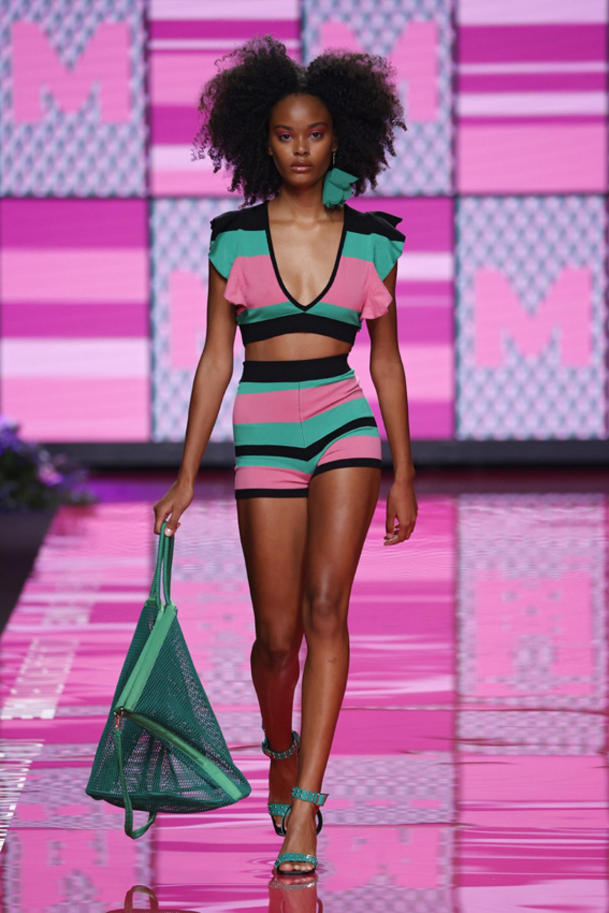 MAGATTE DIOP walking for LOLA CASADEMUNT . Carmen Duran 1