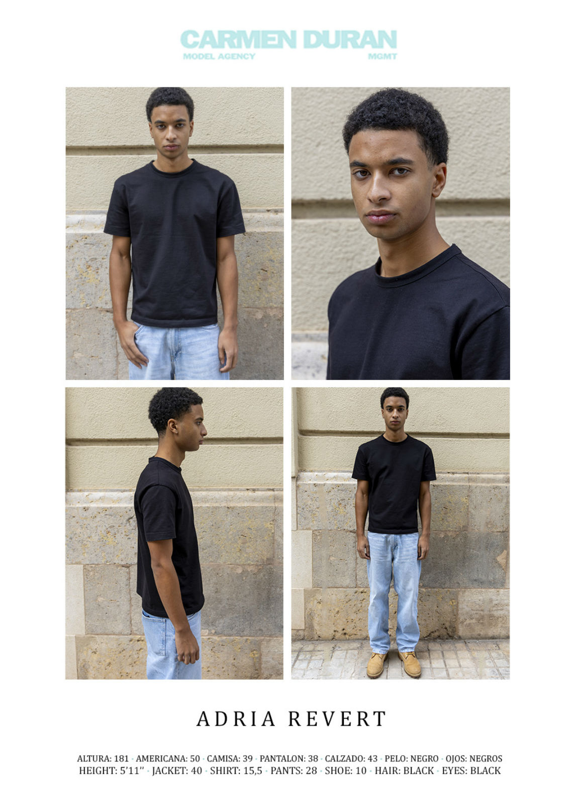 ADRIA REVERT. Carmen Duran Model Agency.