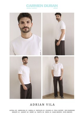 ADRIAN VILA. Carmen Duran Model Agency.