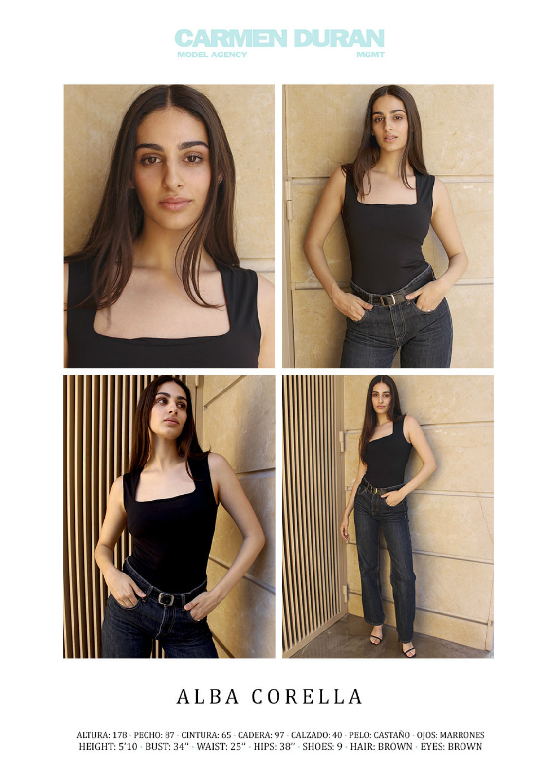ALBA CORELLA. Carmen Duran Model Agency.
