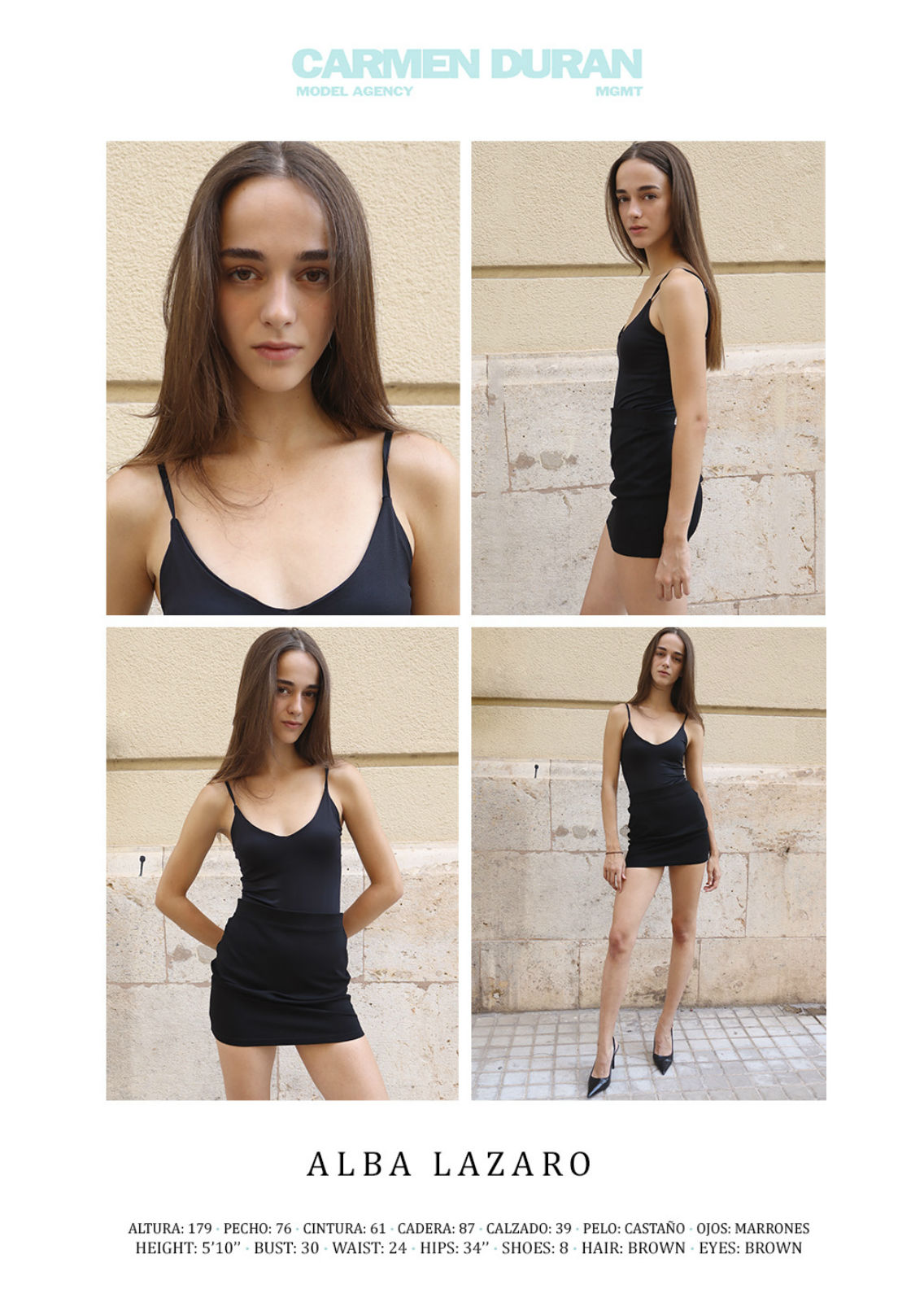 ALBA LAZARO. Carmen Duran Model Agency.