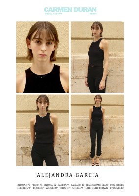 ALEJANDRA GARCIA . Carmen Duran Model Agency.