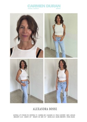 ALEXANDRA BOSSE. Carmen Duran Model Agency.