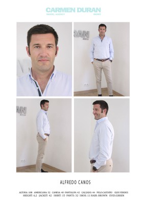 ALFREDO CANOS. Carmen Duran Model Agency.