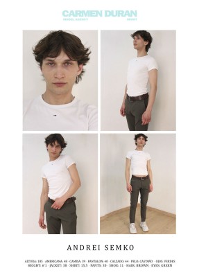 ANDREI CHIPER. Carmen Duran Model Agency.