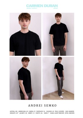 ANDREI SEMKO. Carmen Duran Model Agency.