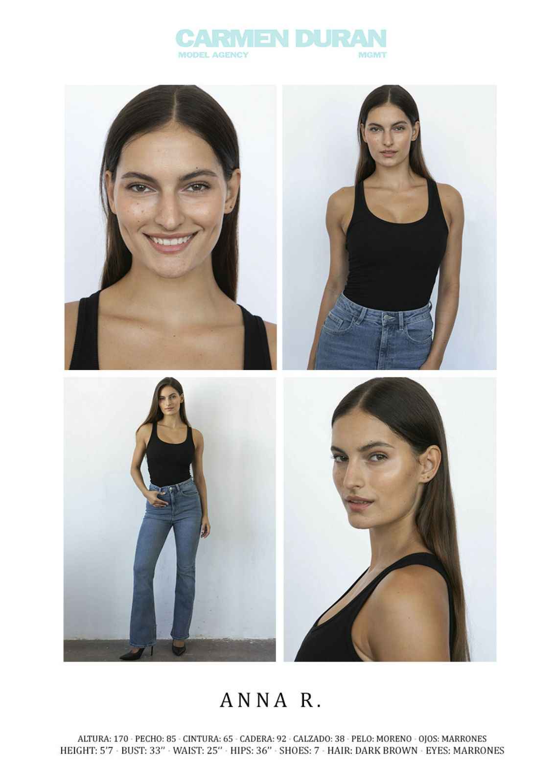 ANNA R.. Carmen Duran Model Agency.