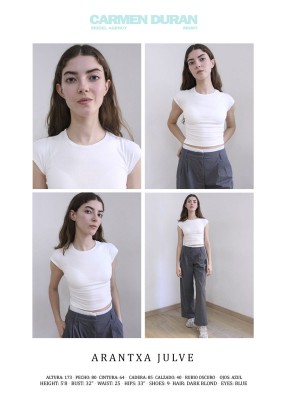 ARANTXA JULVE. Carmen Duran Model Agency.
