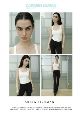 ARINA FISHMAN. Carmen Duran Model Agency.