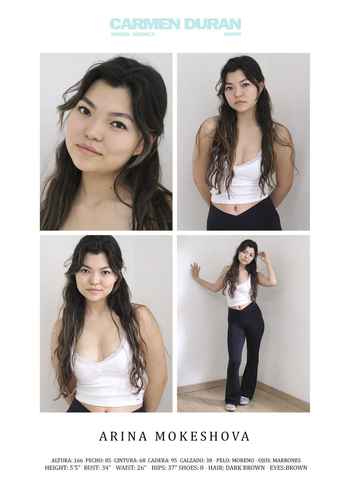 ARINA MOKESHOVA. Carmen Duran Model Agency.