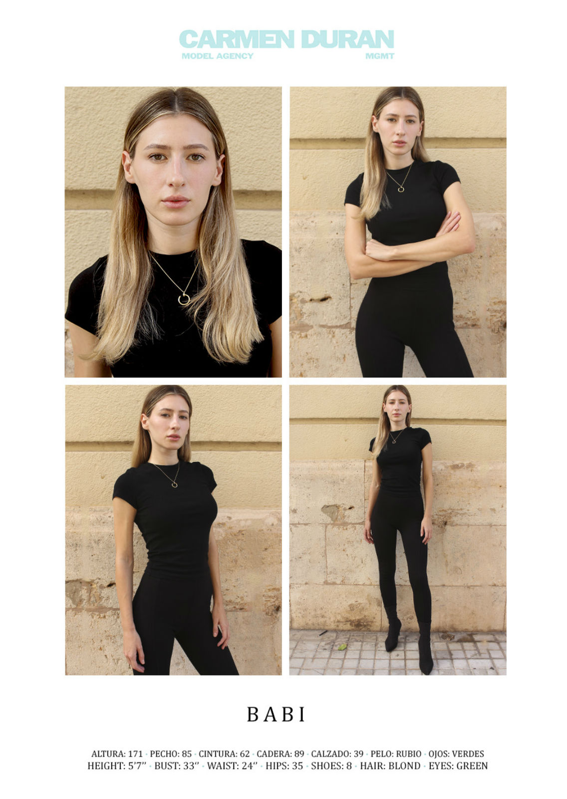 BABI. Carmen Duran Model Agency.