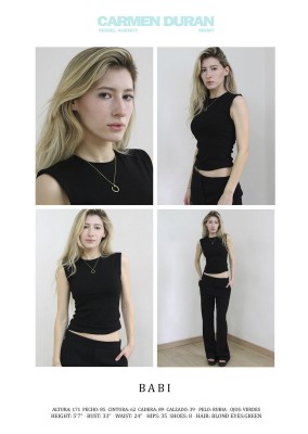 BABI. Carmen Duran Model Agency.