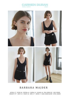 BARBARA MAJDER. Carmen Duran Model Agency.