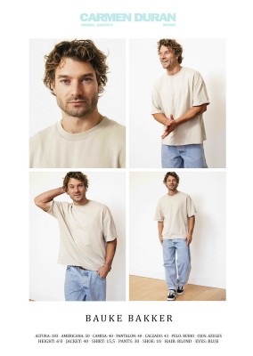 BAUKE BAKKER. Carmen Duran Model Agency.