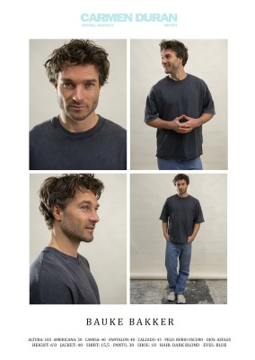 BAUKE BAKKER. Carmen Duran Model Agency.