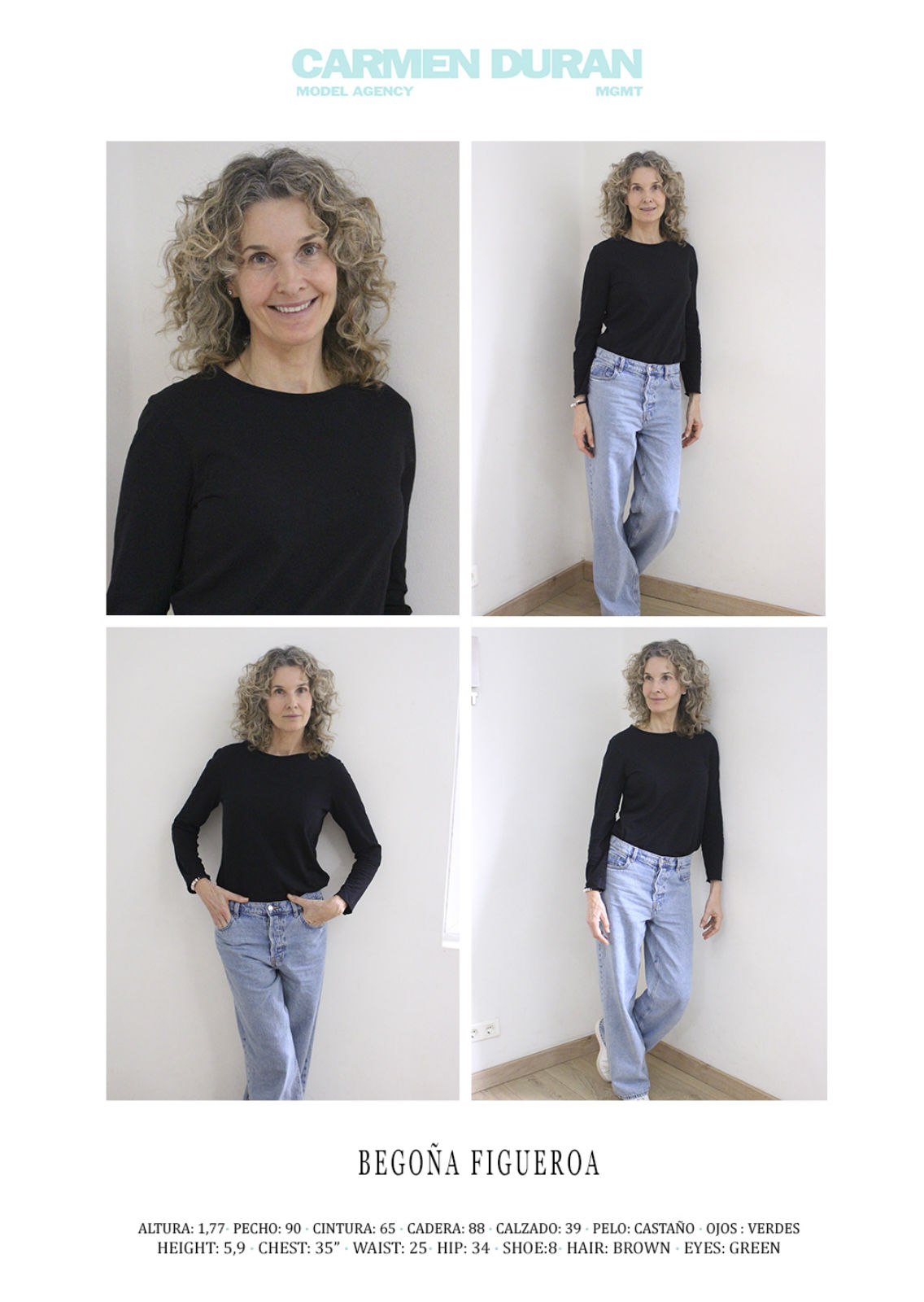 BEGOÑA FIGUEROA. Carmen Duran Model Agency.