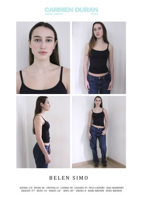 BELEN SIMO. Carmen Duran Model Agency.
