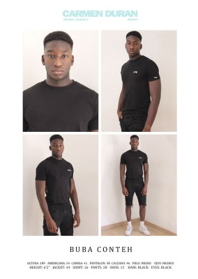 BUBA CONTEH. Carmen Duran Model Agency.