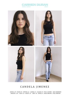 CANDELA JIMENEZ. Carmen Duran Model Agency.