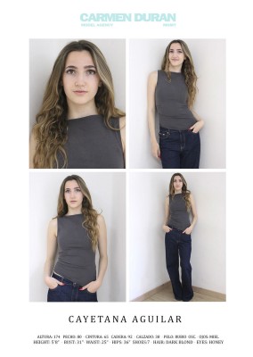 CAYETANA AGUILAR. Carmen Duran Model Agency.
