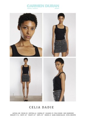 CELIA DADIE. Carmen Duran Model Agency.