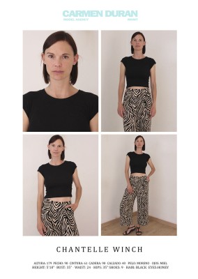 CHANTELLE WINCH. Carmen Duran Model Agency.