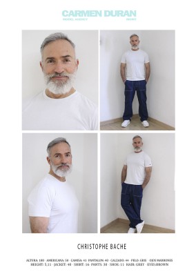 CHRISTOPHE BACHE. Carmen Duran Model Agency.