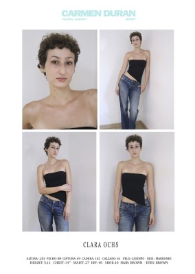 CLARA OCHS. Carmen Duran Model Agency.
