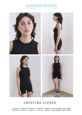 CRISTINA LIUZZO. Carmen Duran Model Agency.