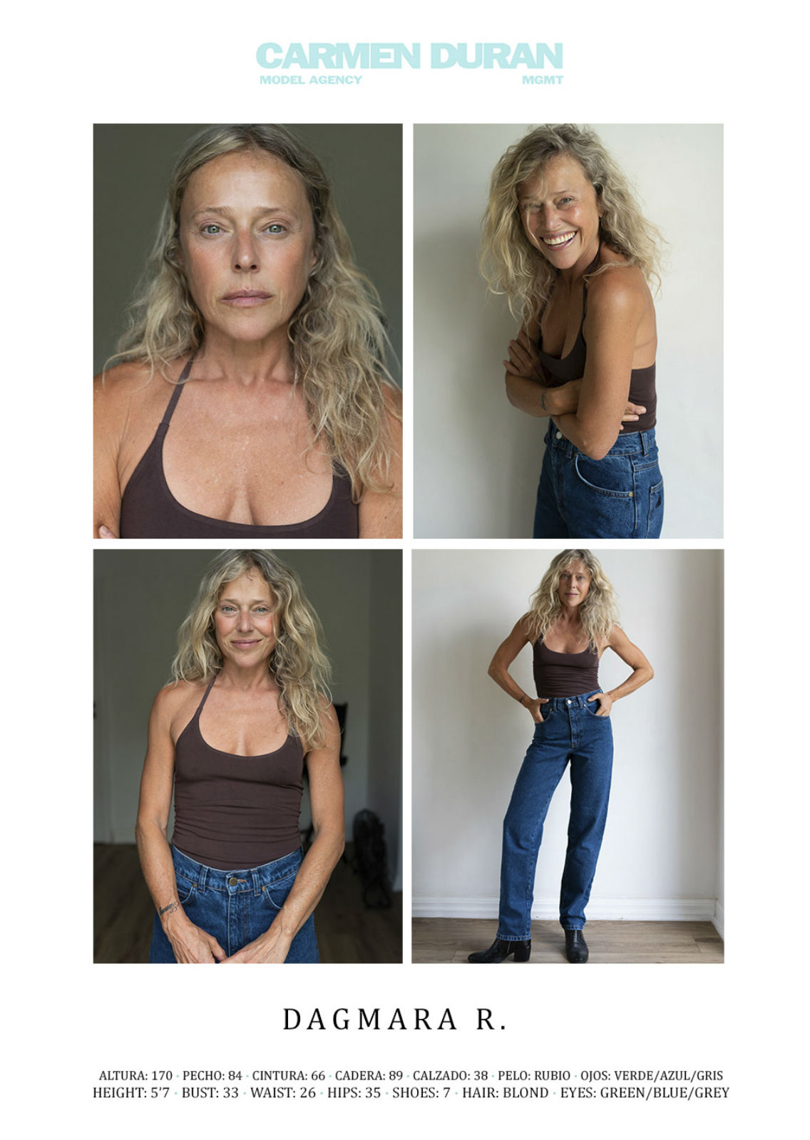 DAGMARA R.. Carmen Duran Model Agency.