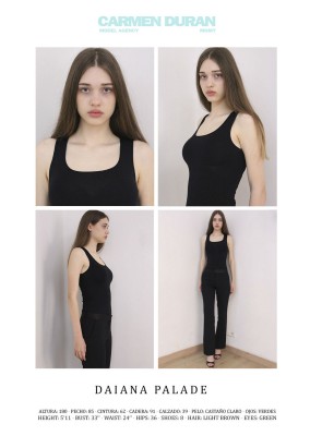 DAIANA PALADE. Carmen Duran Model Agency.