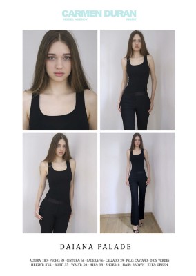 DAIANA PALADE. Carmen Duran Model Agency.