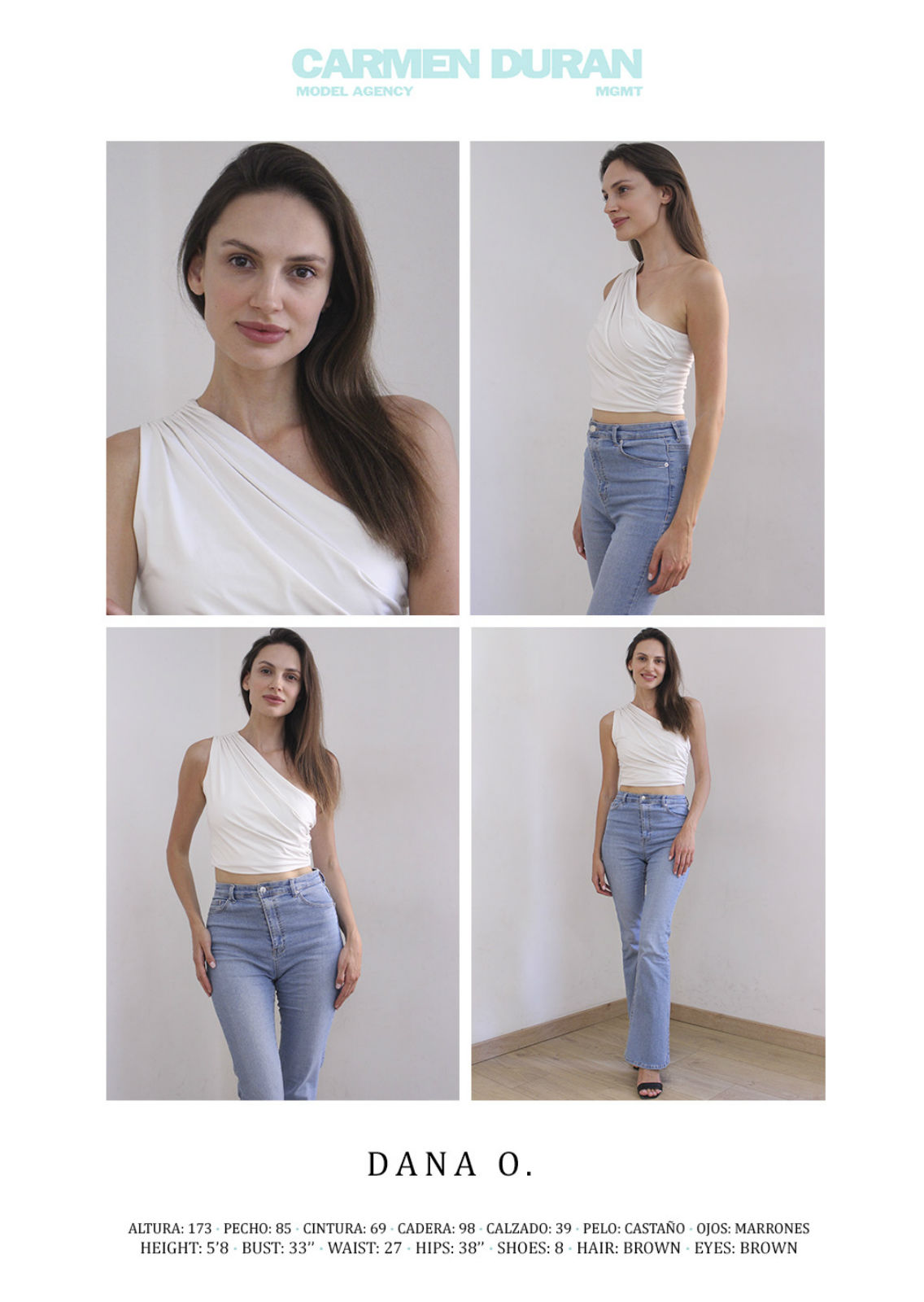 DANA O.. Carmen Duran Model Agency.