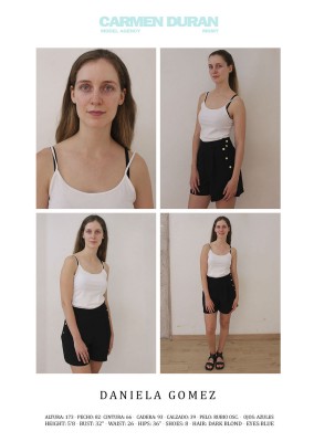 DANIELA GOMEZ . Carmen Duran Model Agency.