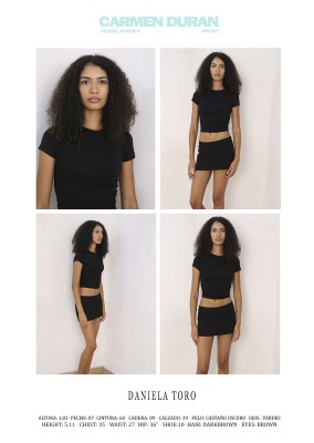 DANIELA TORO. Carmen Duran Model Agency.