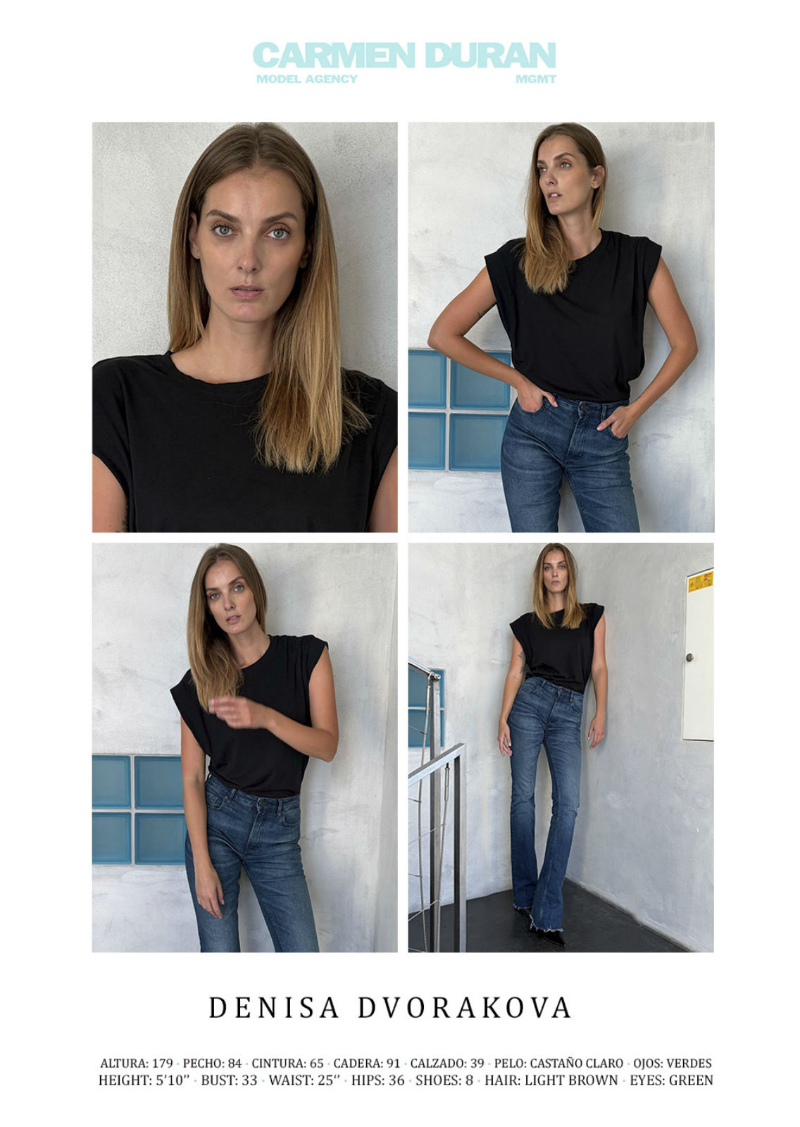 DENISA DVORAKOVA. Carmen Duran Model Agency.
