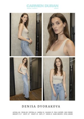 DENISA DVORAKOVA. Carmen Duran Model Agency.
