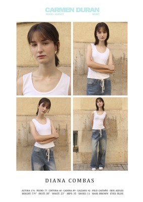 DIANA COMBAS . Carmen Duran Model Agency.