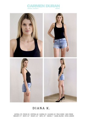 DIANA K.. Carmen Duran Model Agency.