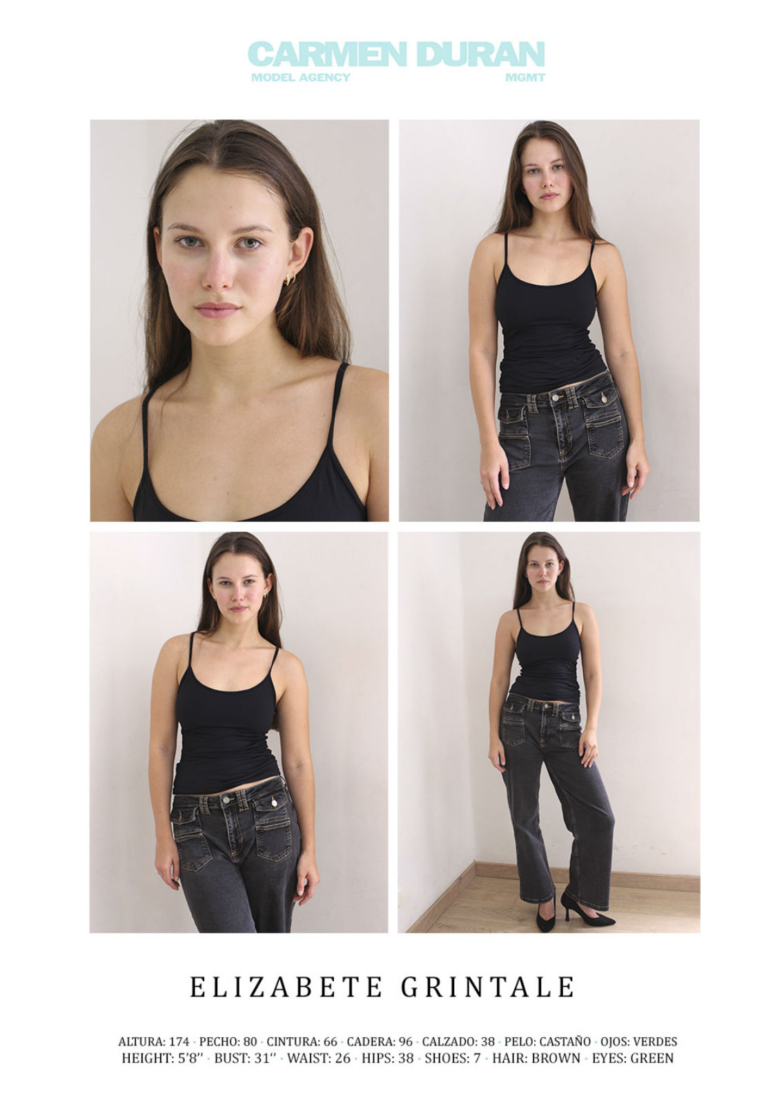ELIZABETE GRINTALE. Carmen Duran Model Agency.
