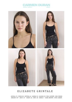 ELIZABETE GRINTALE. Carmen Duran Model Agency.