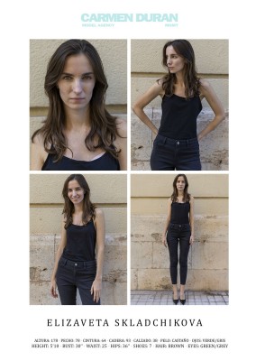 ELIZAVETA SKLADCHIKOVA. Carmen Duran Model Agency.
