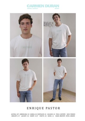 ENRIQUE PASTOR. Carmen Duran Model Agency.