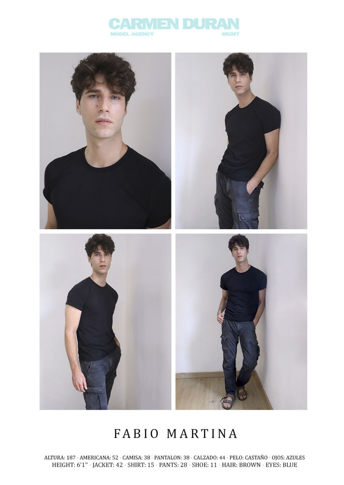 FABIO MARTINA. Carmen Duran Model Agency.