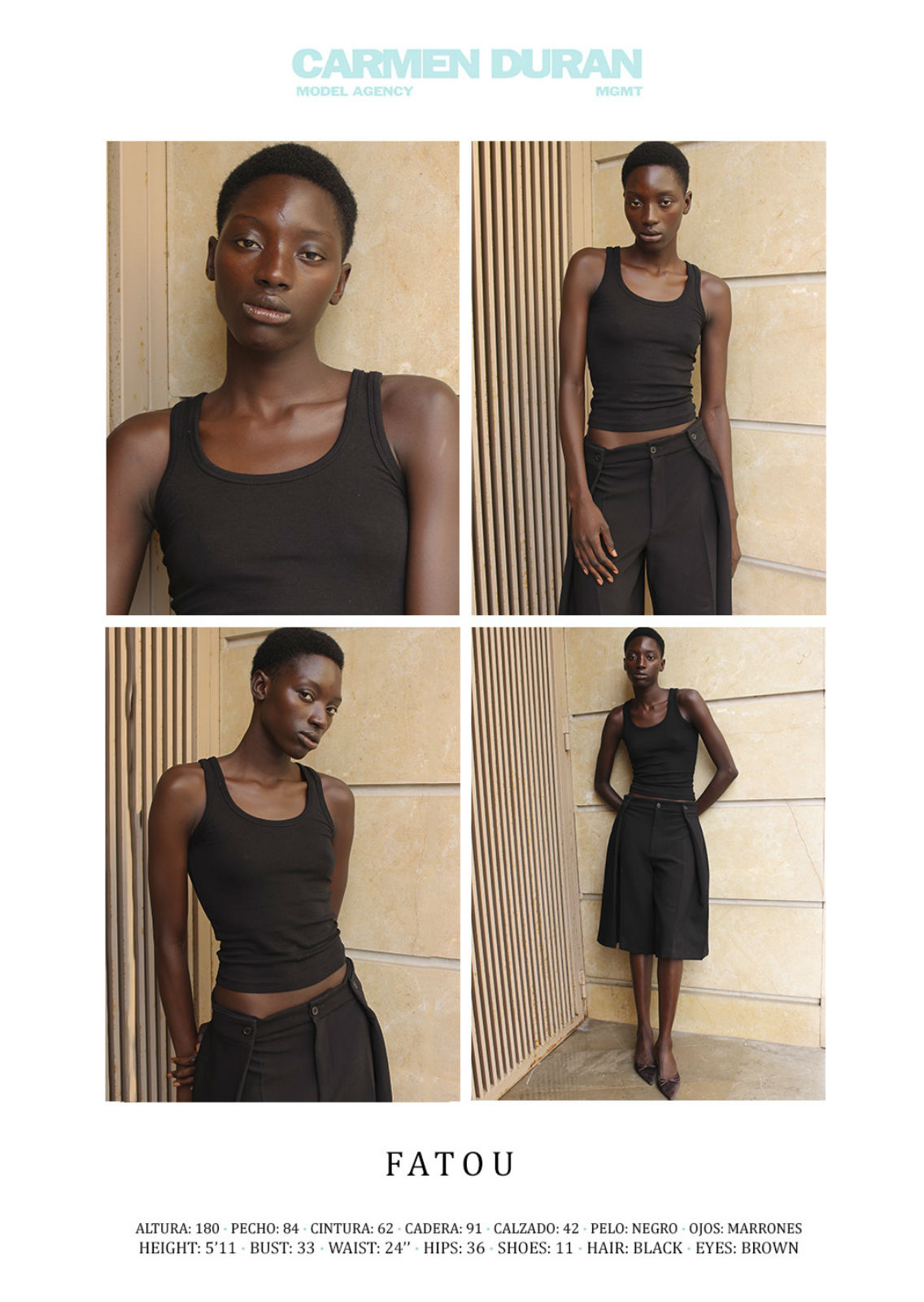 FATOU. Carmen Duran Model Agency.