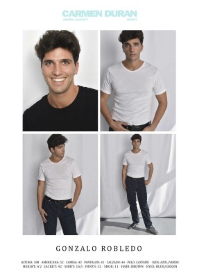 GONZALO ROBLEDO. Carmen Duran Model Agency.