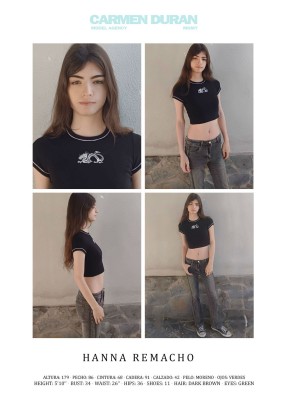 HANNA REMACHO. Carmen Duran Model Agency.