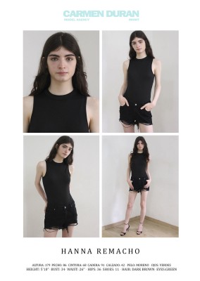 HANNA REMACHO. Carmen Duran Model Agency.