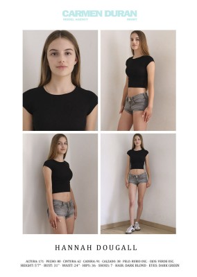 HANNAH DOUGALL. Carmen Duran Model Agency.