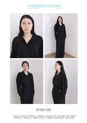 HYEON YOO. Carmen Duran Model Agency.
